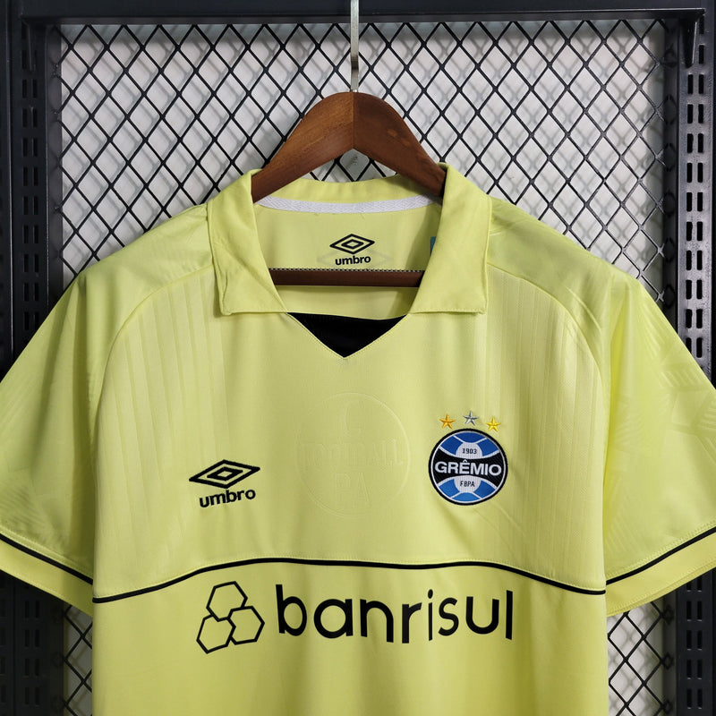 Camisa Grêmio Goleiro 23/24 - Adidas Torcedor Masculina - Amarela