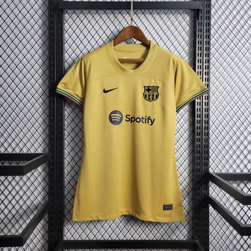 Camisa Barcelona Reserva 22/23 - Versão Feminina